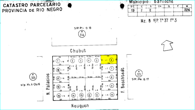 Bestchtedt 1213, ,Lotes,En Venta,Bestchtedt 1213,1061